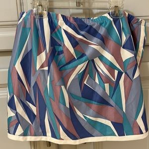 Nike Women's Athletic Shorts - Blue and Purple Geometric